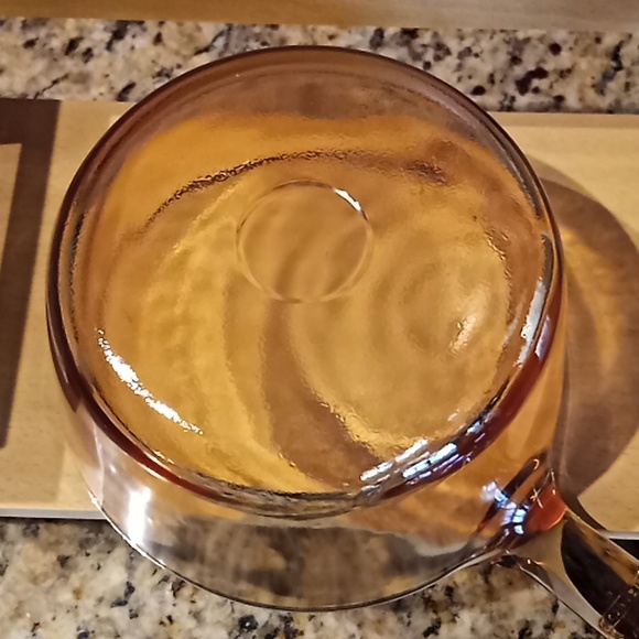 Vintage Corningware VISION/PYREX Amber Glass Sauce Pan With Lid. 1 Liter… - Picture 5 of 16